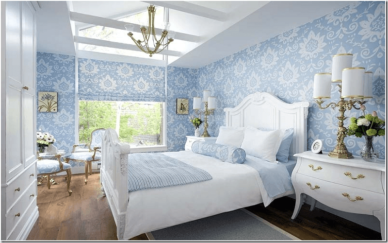 999 mẫu giấy dán tường phòng ngủ đẹp, sang trọng nhất 2022