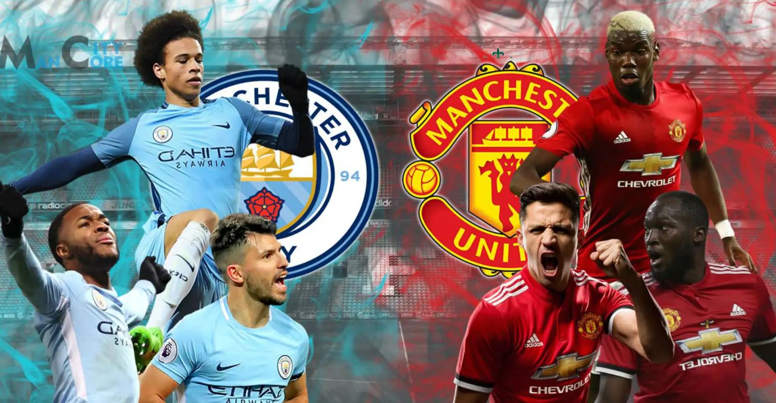 Trận Derby Manchester United vs Manchester City luôn hấp dẫn người hâm mộ